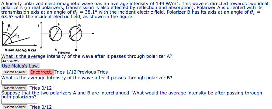 Solved A Linearly Polarized Electromagnetic Wave Has An