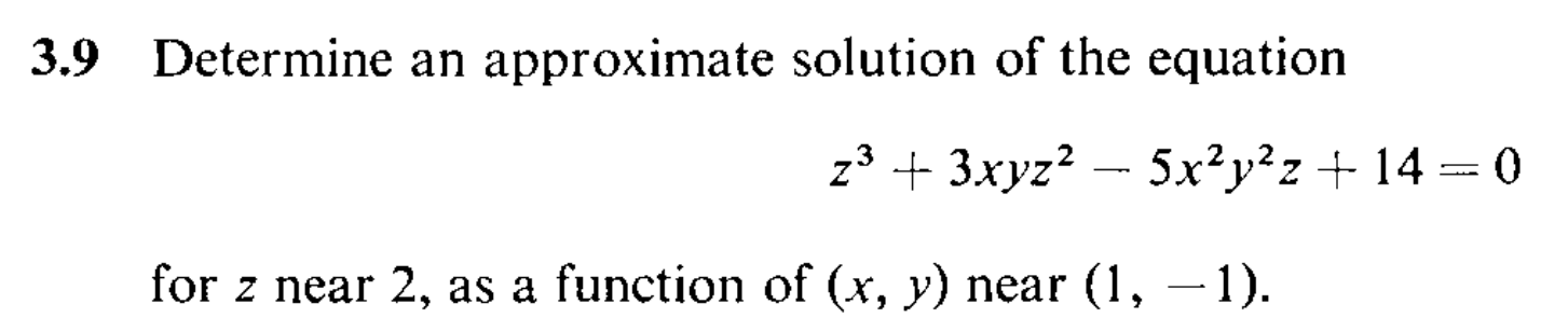 Solved 3.9 Determine an approximate solution of the equation | Chegg.com