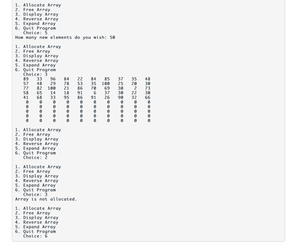 Solved Write a program that performs the following | Chegg.com