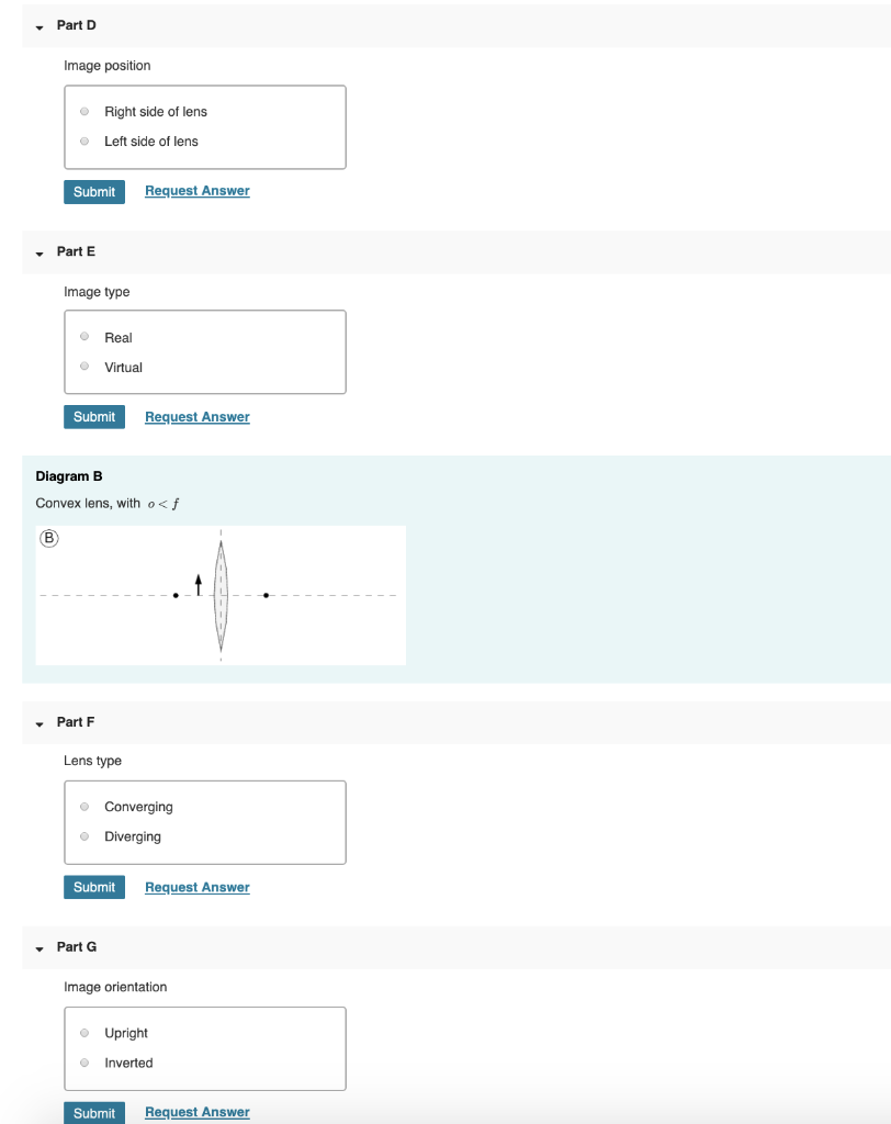 Solved Based on your ray diagrams on page 2 and 3 in the | Chegg.com