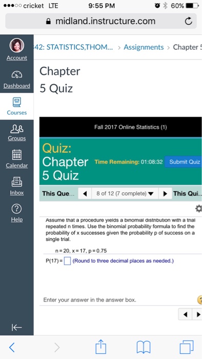 Online statistics help quiz