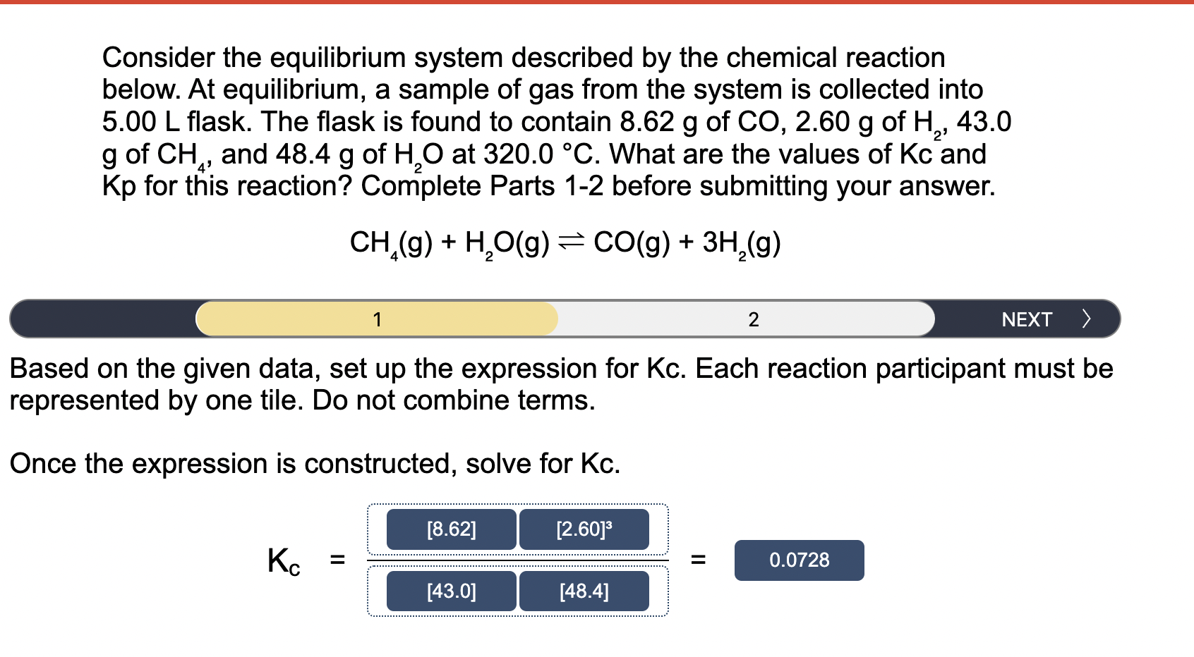 Solved Consider The Equilibrium System Described By The 6732