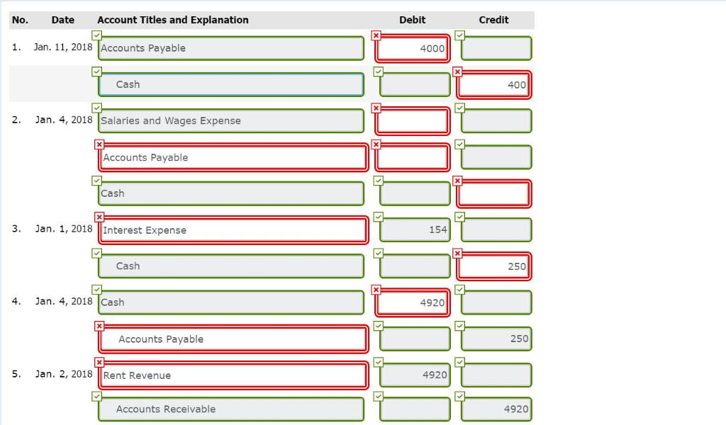 Solved Account Titles and Explanation Debit Credit No. Date | Chegg.com