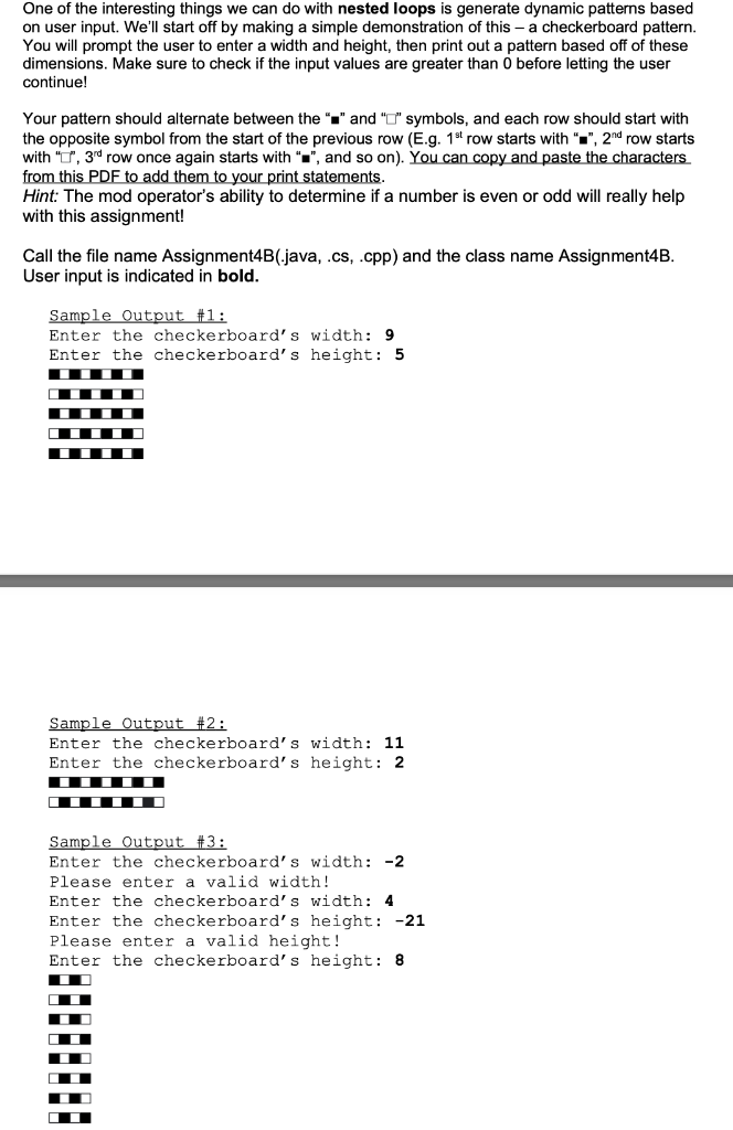 Solved One of the interesting things we can do with nested | Chegg.com
