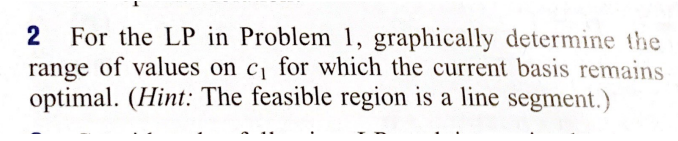Solved 2 For the LP in Problem 1, graphically determine the | Chegg.com