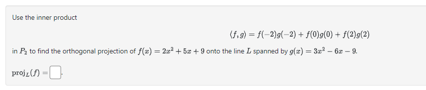 Solved Use The Inner Product | Chegg.com