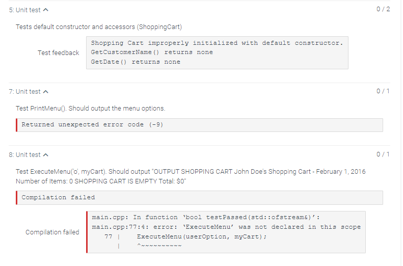 Solved I keep getting the following errors with the code | Chegg.com