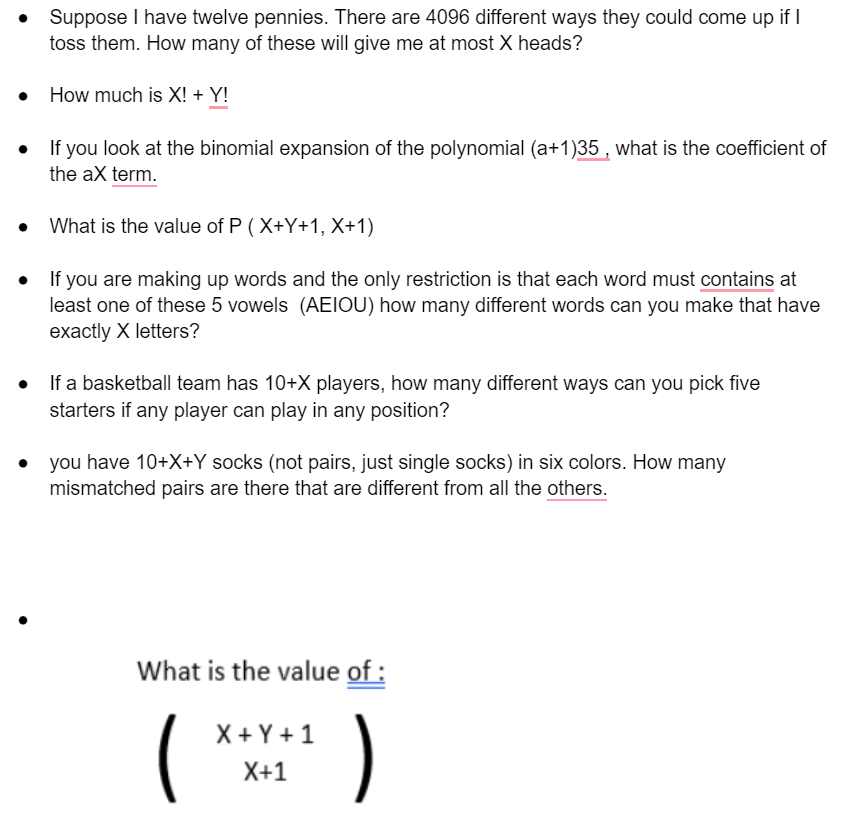 Solved - Suppose I have twelve pennies. There are 4096 | Chegg.com