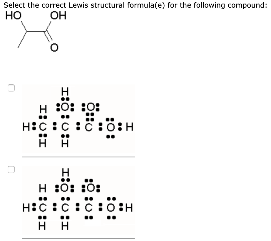 Solved What is the lewis structure for the given organic | Chegg.com