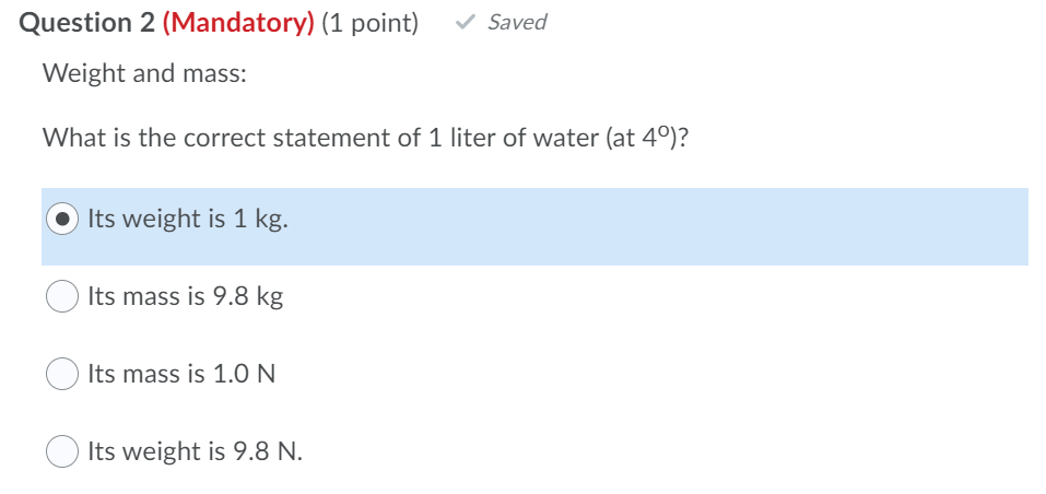 1 liter weight in cheap kg