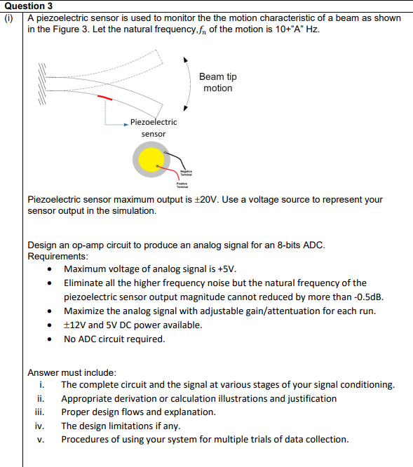 piezoelectric sensor noise