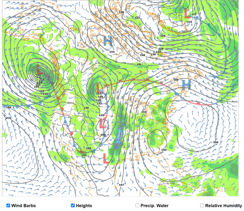 Solved Part C Go to the Constant Pressure Charts: 850 mb | Chegg.com