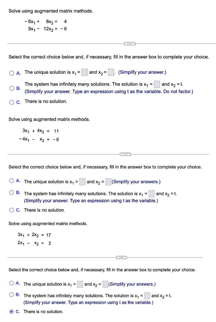 solved-solve-using-augmented-matrix-methods-chegg