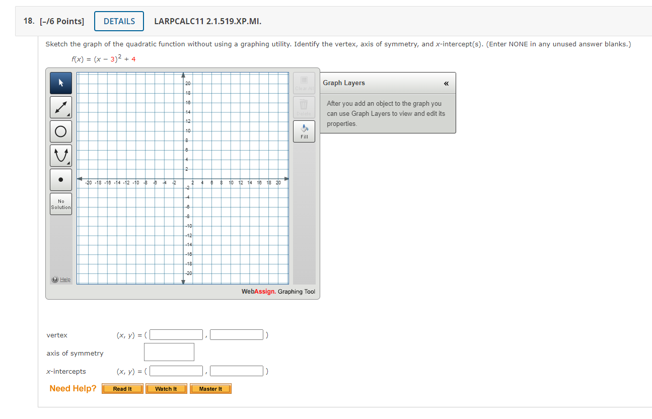 how to find the vertex of a quadratic function without graphing