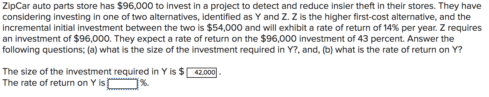 Solved ZipCar Auto Parts Store Has 96 000 To Invest In A Chegg solved-zipcar-auto-parts-store-has-96-000-to-invest-in-a-chegg