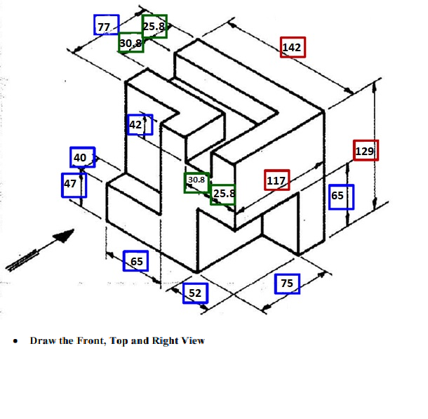 Solved 77 25.8 30.81 142 42 129 40 147 30.8 25.8 (117 65 65 | Chegg.com