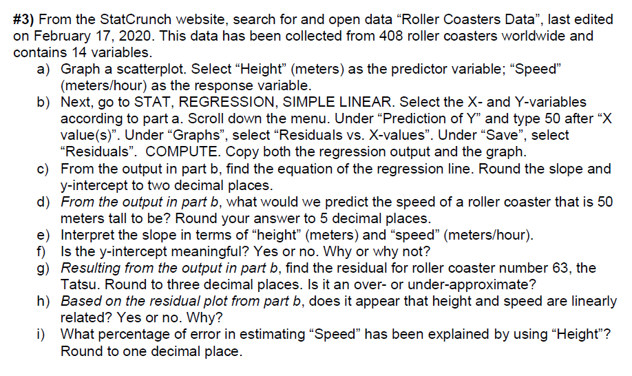 Solved The Roller Coaster Database maintains a website