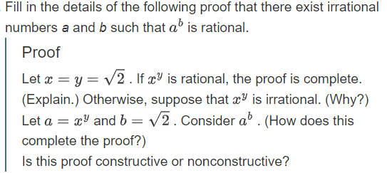 Solved Fill in the details of the following proof that there | Chegg.com
