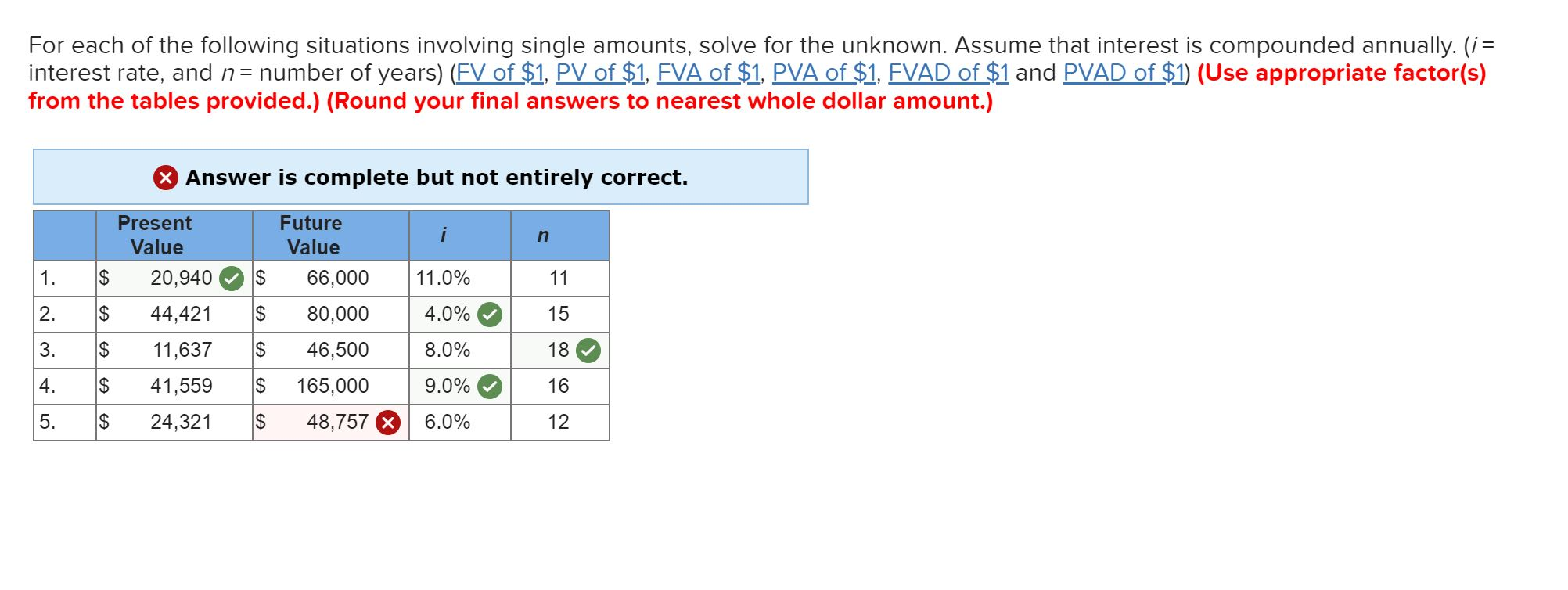 Solved For Each Of The Following Situations Involving Single | Chegg.com