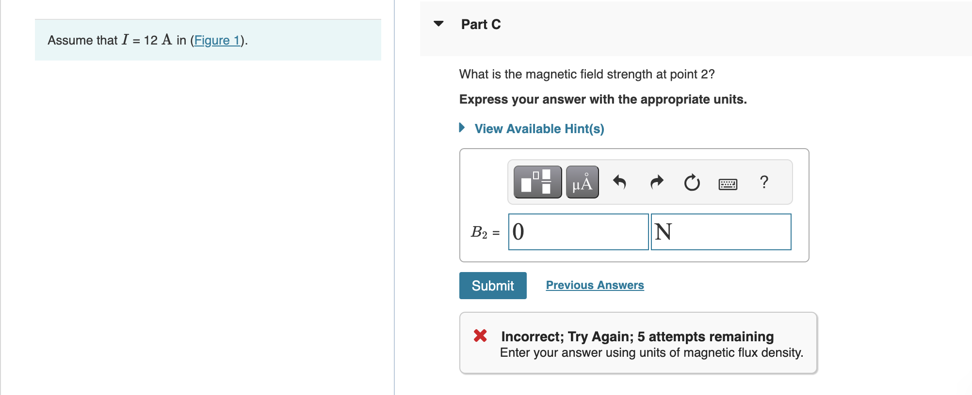 Solved What is the magnetic field strength at point 3 ? | Chegg.com