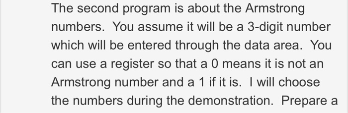 Solved Write a simple program in arm, assembly language , | Chegg.com