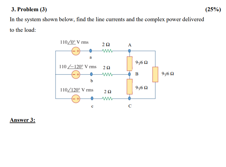 Solved 3. Problem (3) (25%) In the system shown below, find | Chegg.com