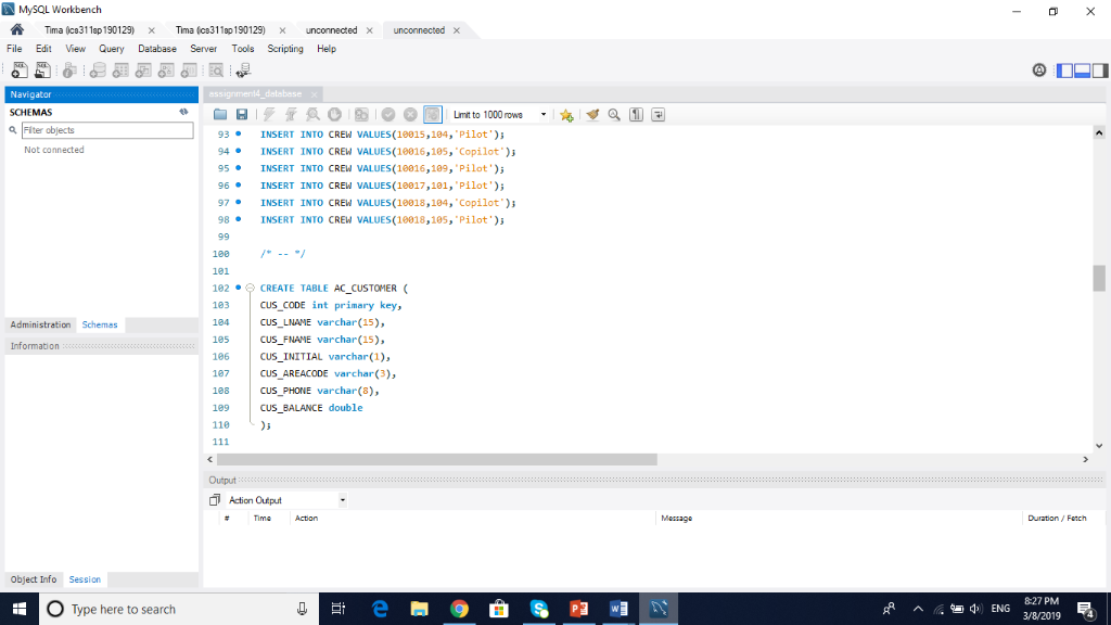 Solved Homework4 Triggers and P... A Timofey Fadeyev - × | Chegg.com