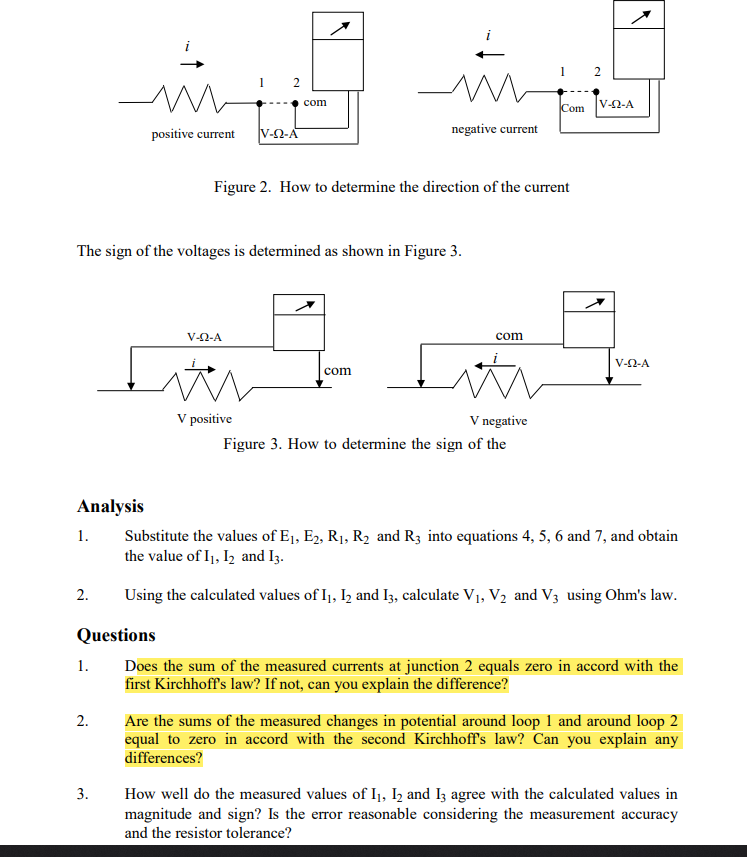 Solved KIRCHHOFF'S LAWS Purpose To study Kirchhoff's laws in | Chegg.com