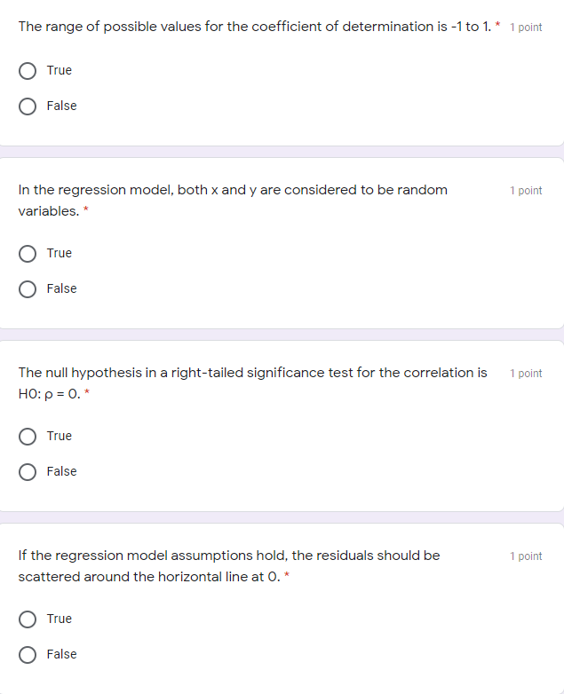 Solved The range of possible values for the coefficient of | Chegg.com
