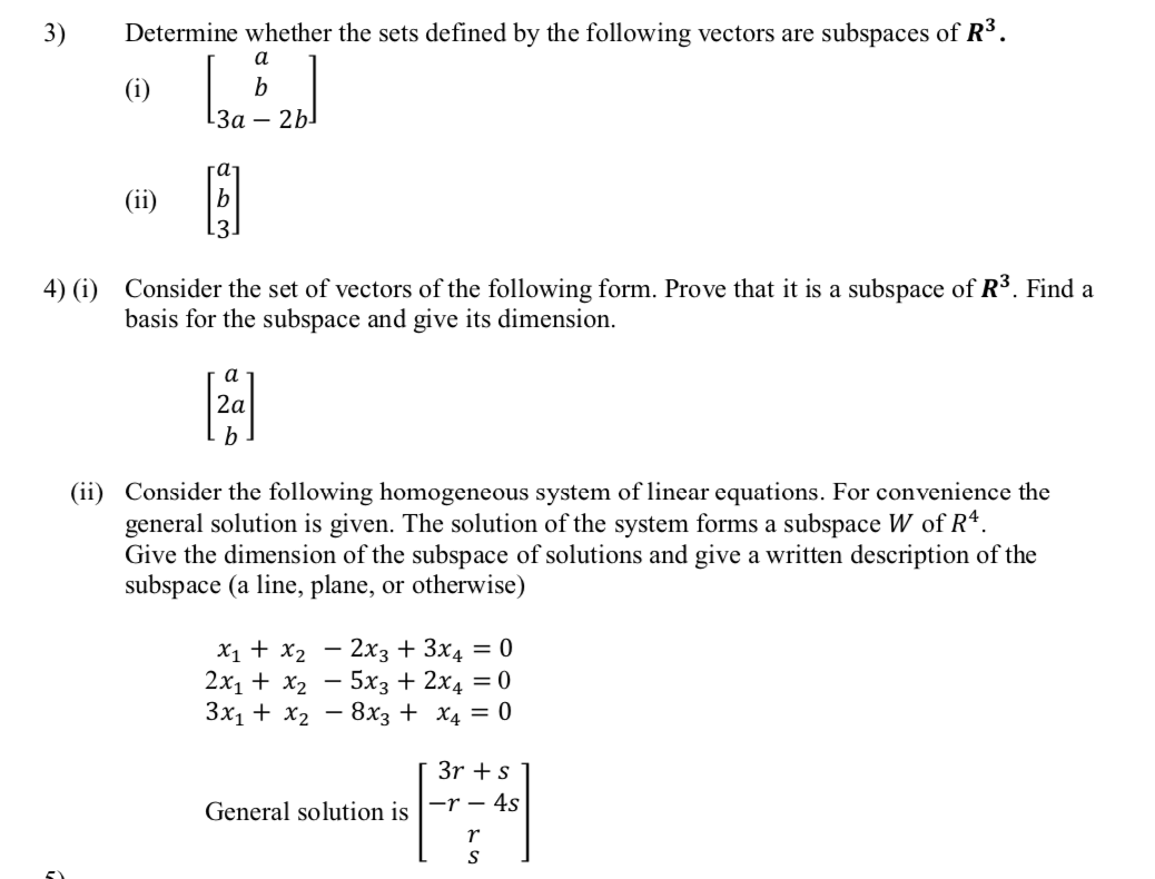 Solved 3 Determine Whether The Sets Defined By The 5158