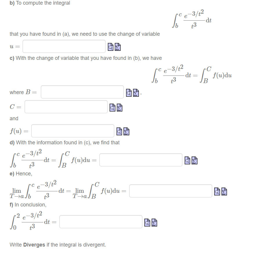 Solved Determine if the following integral converges or | Chegg.com