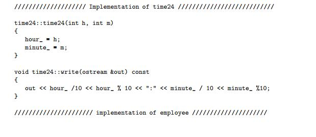 Solved 2. In the following program an employee of a company | Chegg.com