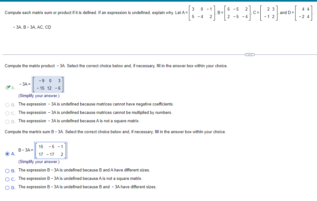 Solved My answer for B-3A is incorrect. Can you find out | Chegg.com