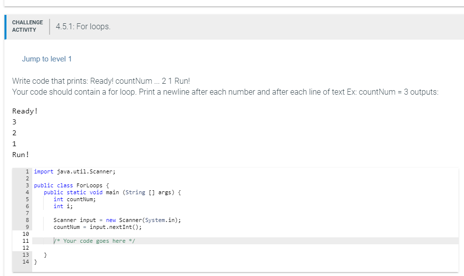 solved-challenge-activity-4-5-1-for-loops-jump-to-level-1-chegg