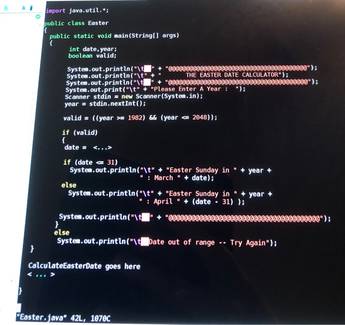 Solved Hello, this is for programming one with the java | Chegg.com