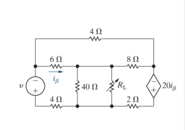 Solved The variable resistor RL in the circuit in (Figure 1)