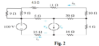 Solved The current ia and ib in the circuit in Fig. 2 are 4 | Chegg.com
