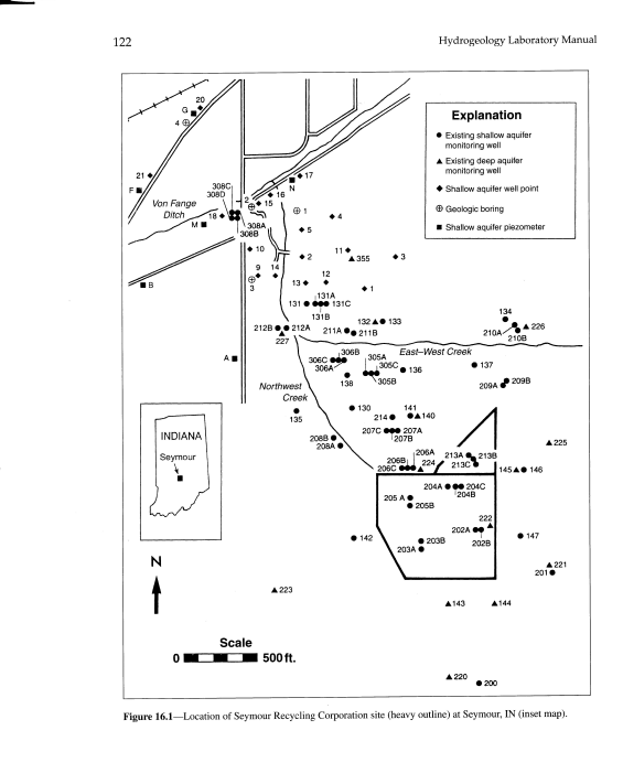 LAB 16 SEYMOUR HAZARDOUS WASTE SITE I HYDROGEOLOGIC