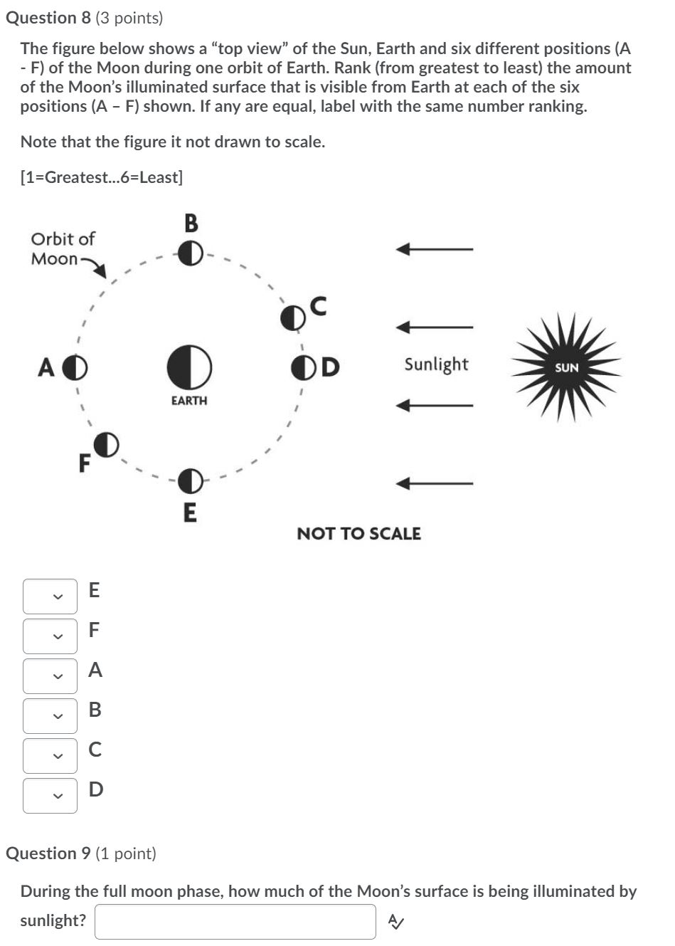 Solved Question 8 (3 points) The figure below shows a "top | Chegg.com