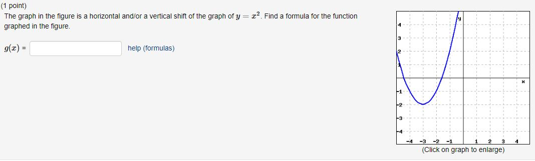 Solved (1 point) The graph in the figure is a horizontal | Chegg.com