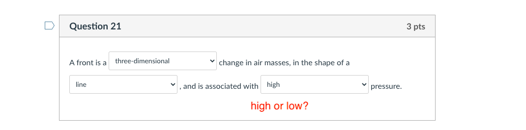 Solved Question 14 3 pts Which of the following is an | Chegg.com