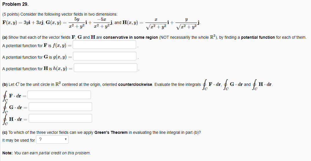 Solved Problem 29 5 Points Consider The Following Vect Chegg Com