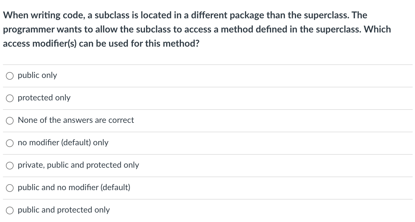 Solved Consider the proper Java programming techniques shown | Chegg.com
