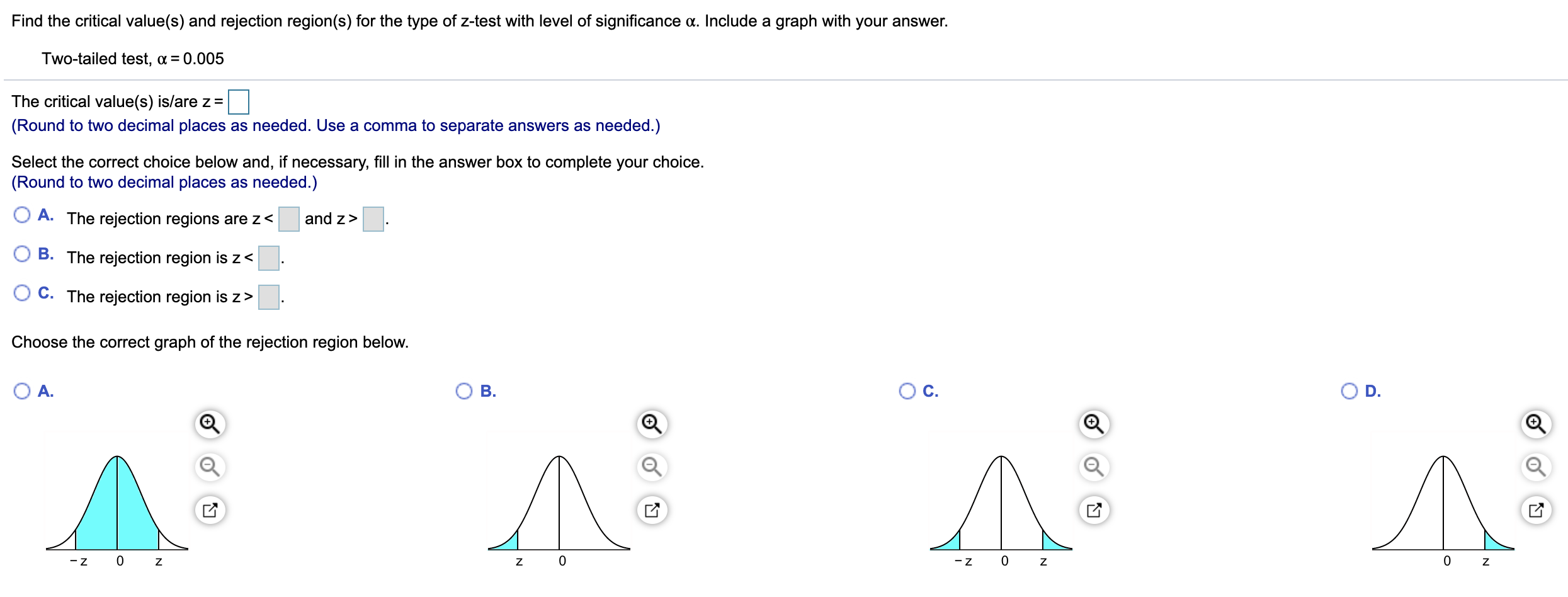 Solved Find the critical value(s) and rejection region(s)  Chegg.com