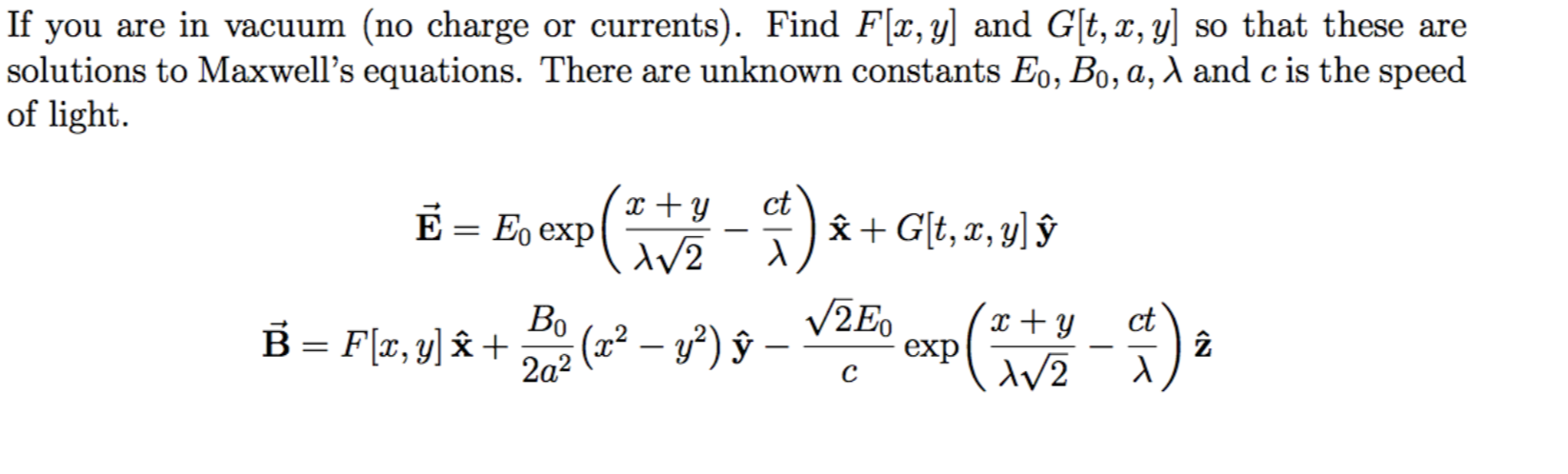 Solved 9 If You Are In Vacuum No Charge Or Currents Fi Chegg Com