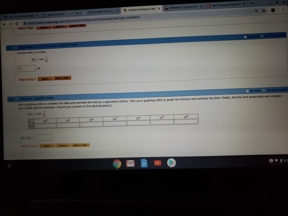 Solved 쁘 Mathway! Calculus Pre 9 GatH omework Help w/ >