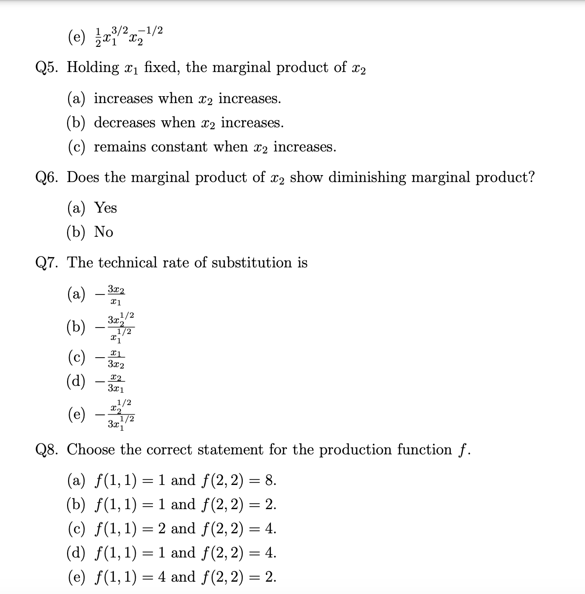 Solved PROBLEM I. Suppose that a firm has a production | Chegg.com