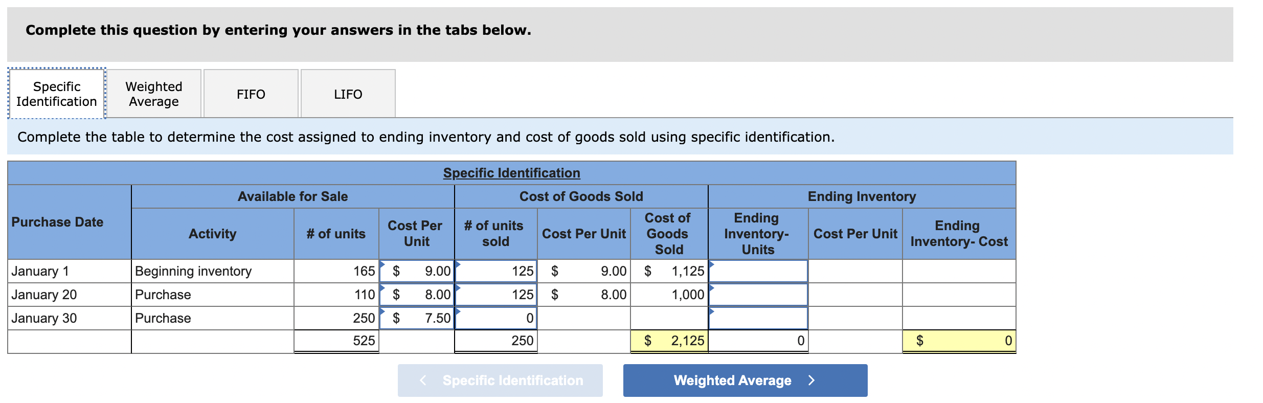 Solved Required information [The following information