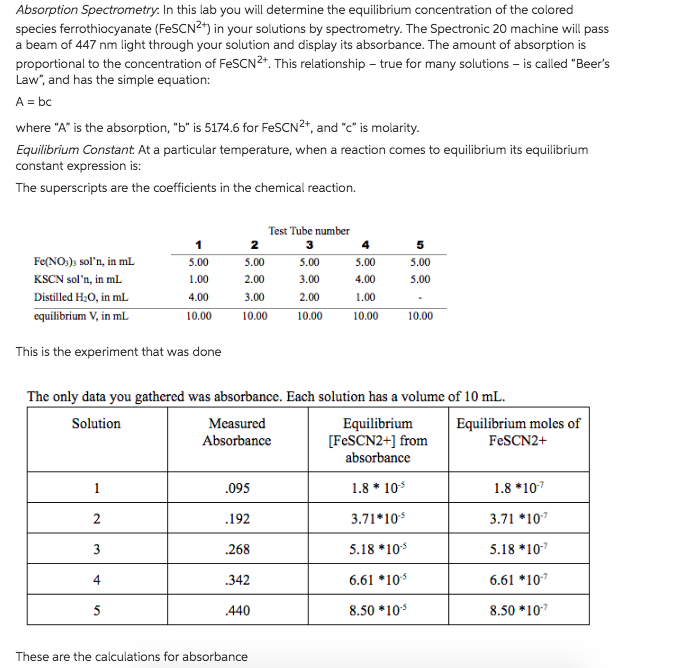 Solved How to Calculate Equilibrium Moles with ICE tables