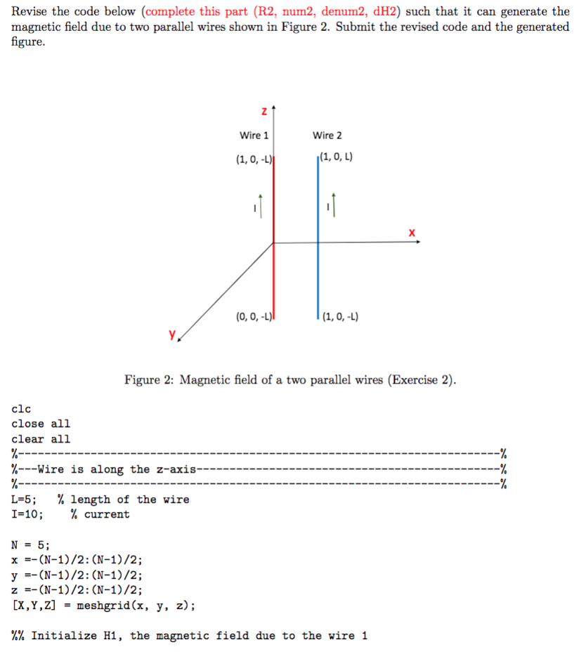 Solved Revise the code below (complete this part (R2, num2, | Chegg.com